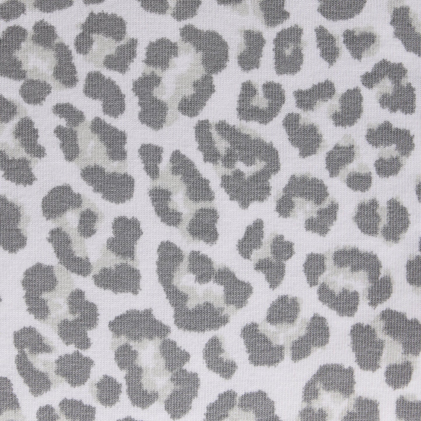 LIGHTWEIGHT COTTON LOGO PICOT HIPSTER | SNOW LEOPARD PRINT