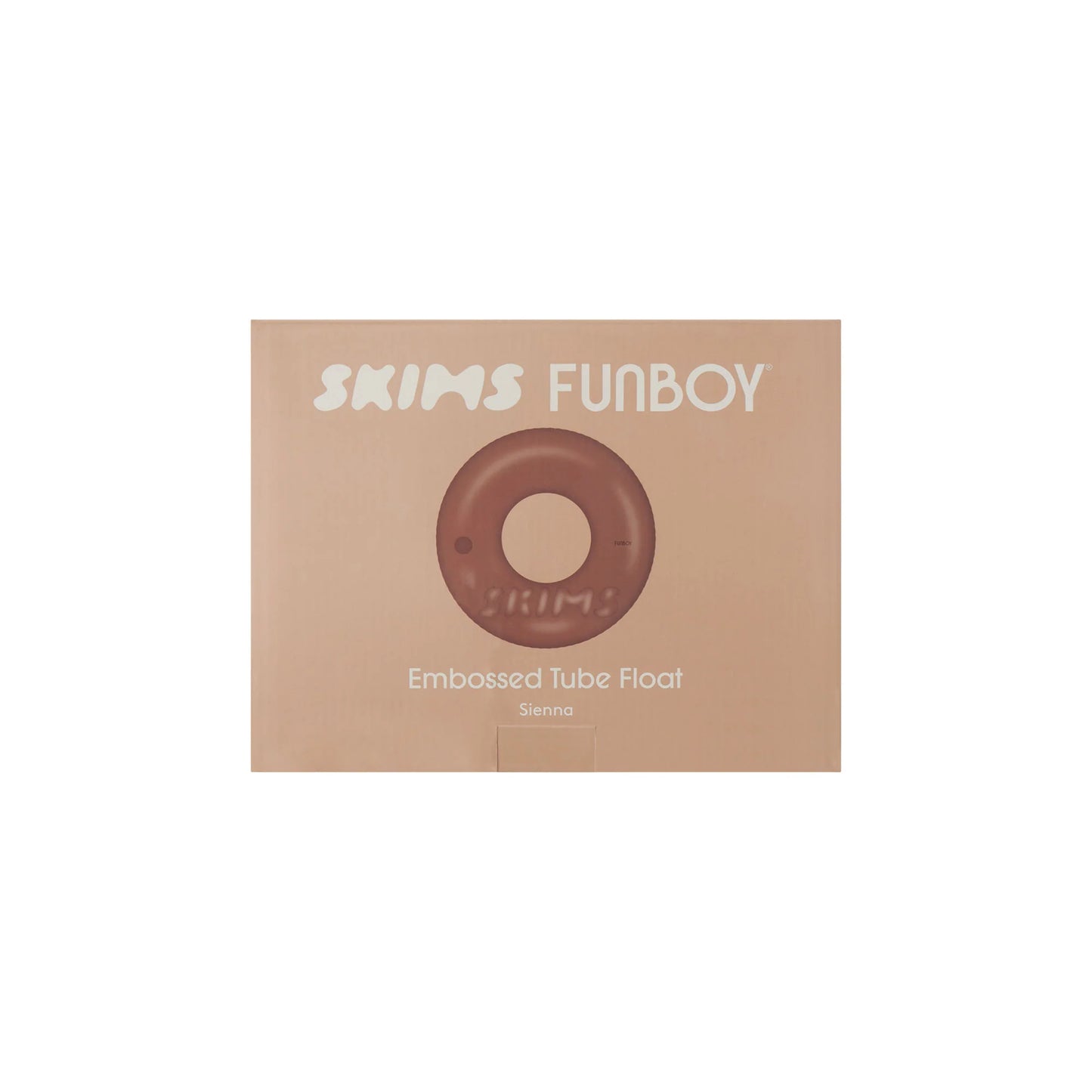FUNBOY X SKIMS EMBOSSED TUBE FLOAT | SIENNA