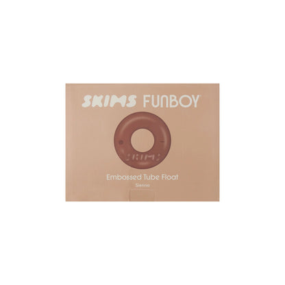 FUNBOY X SKIMS EMBOSSED TUBE FLOAT | SIENNA