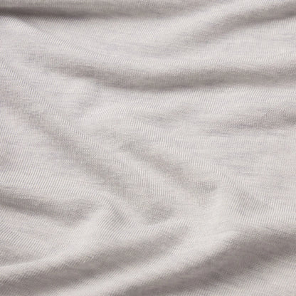 SHEER MODAL LONG SLEEVE BOATNECK TOP | HEATHER GREY