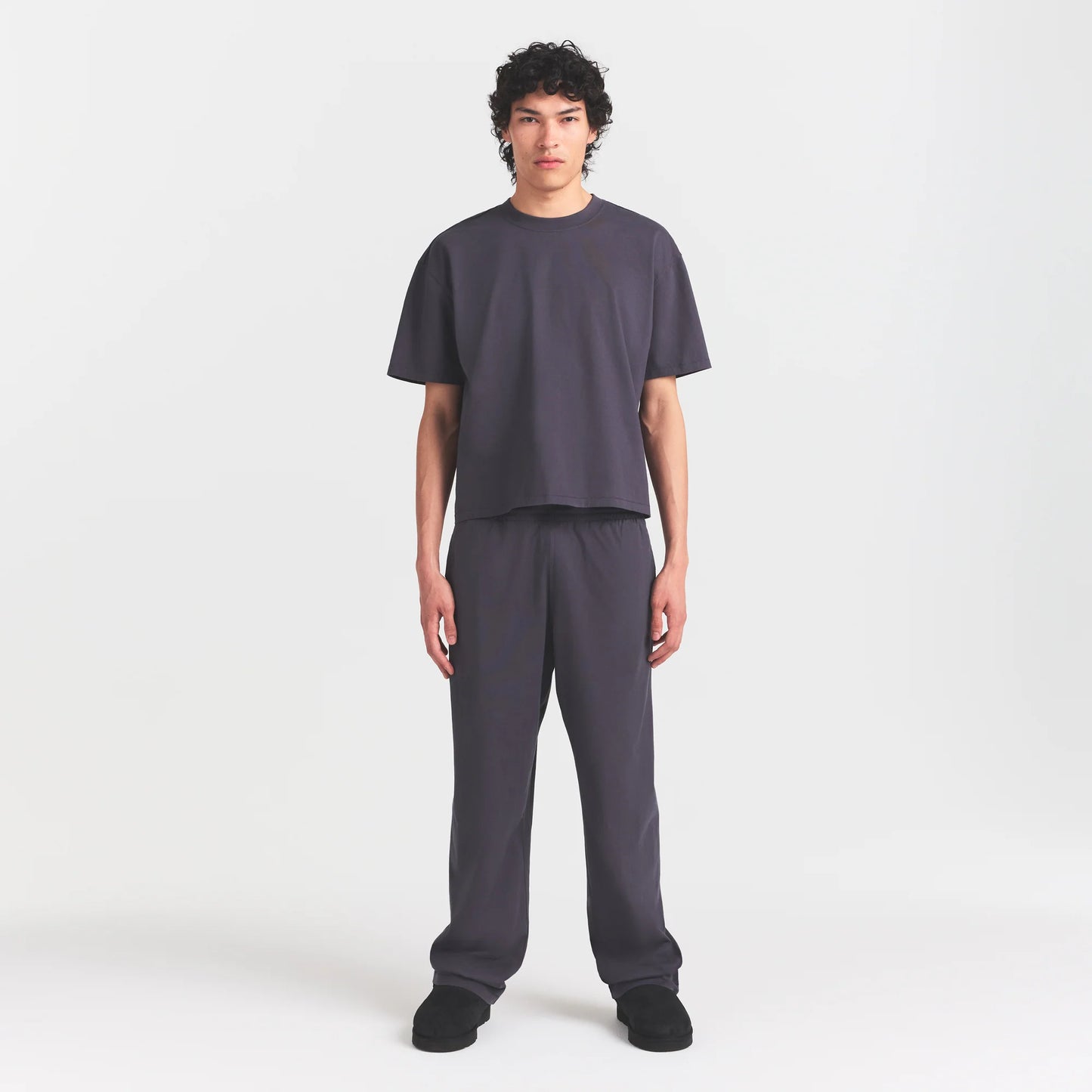 HEAVYWEIGHT COTTON MENS RELAXED PANT | RAVEN