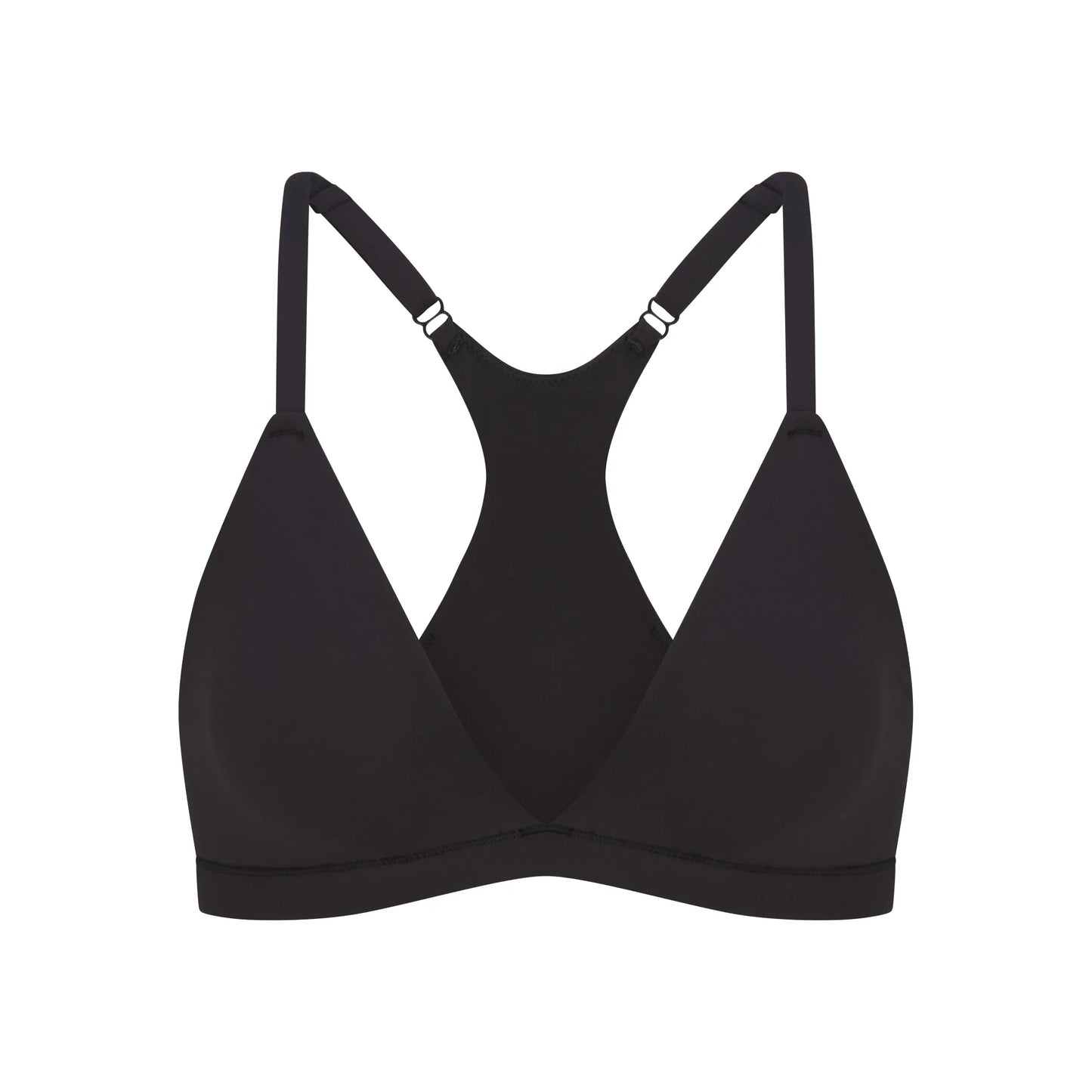 FITS EVERYBODY RACERBACK TRIANGLE BRALETTE | ONYX