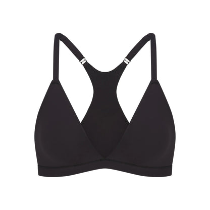FITS EVERYBODY RACERBACK TRIANGLE BRALETTE | ONYX