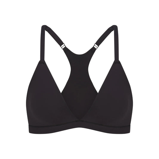 FITS EVERYBODY RACERBACK TRIANGLE BRALETTE | ONYX