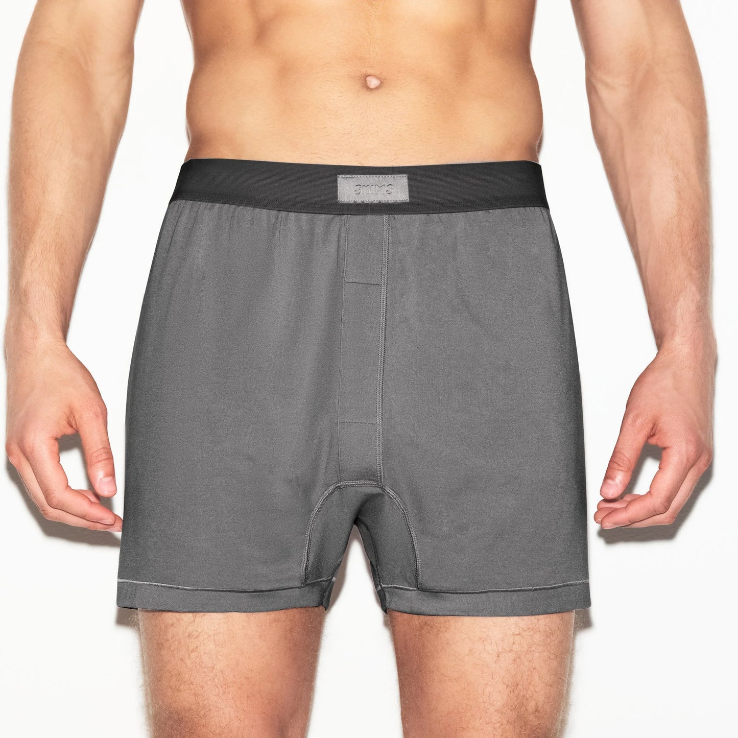SKIMS COTTON MENS KNIT BOXER 3-PACK | RUSSET MULTI