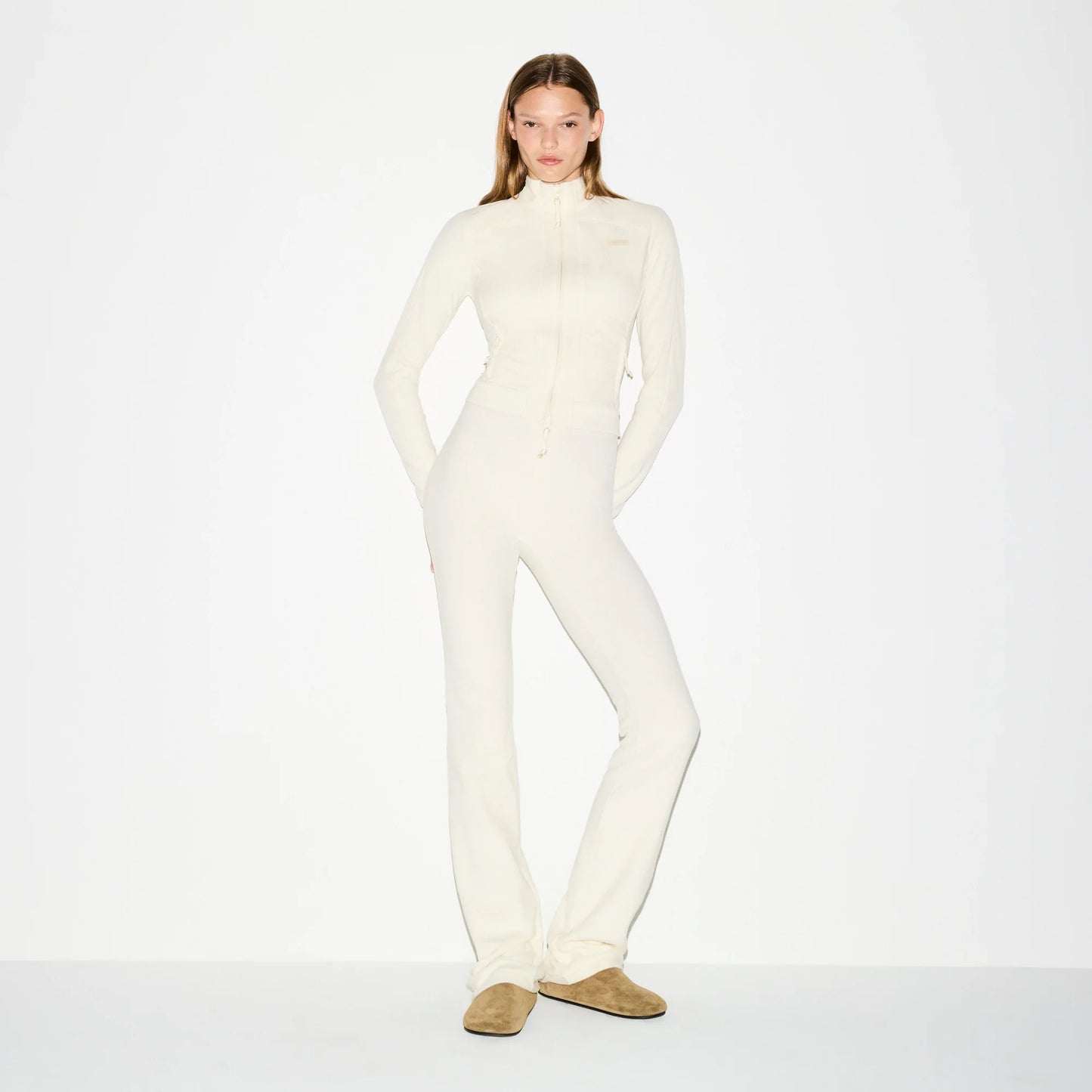 OUTDOOR FLEECE PANT | ECRU