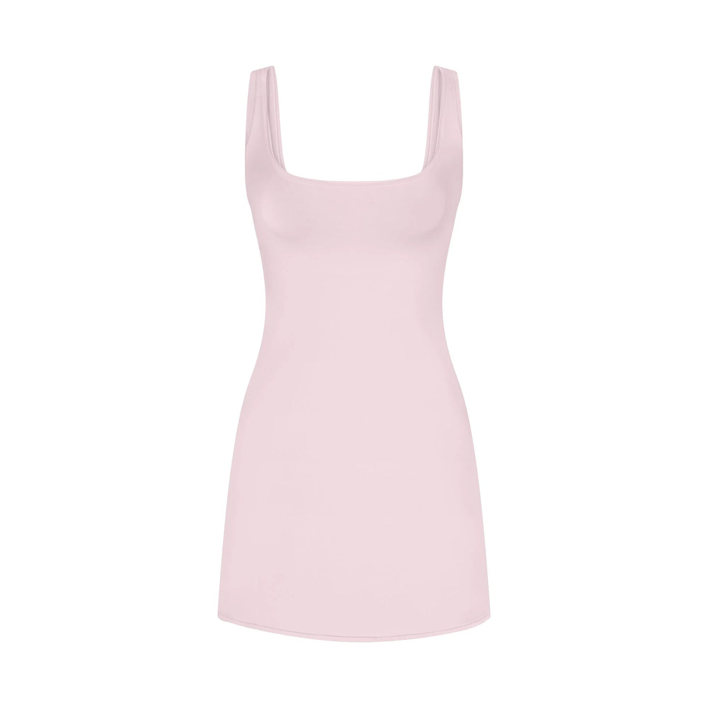 COTTON JERSEY MINI DRESS | CHERRY BLOSSOM