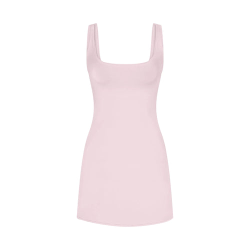 COTTON JERSEY MINI DRESS | CHERRY BLOSSOM