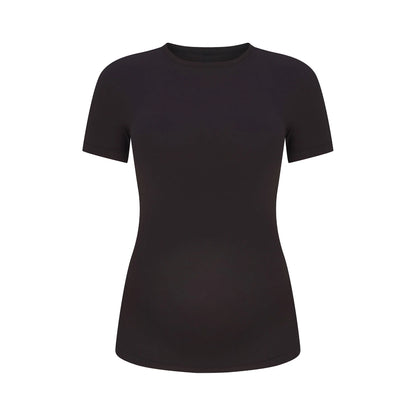 COTTON JERSEY MATERNITY T-SHIRT | SOOT