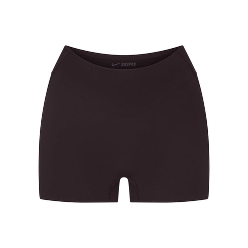 NikeSKIMS STUDIO STRETCH DIPPED 2" SHORT | DARK ROAST