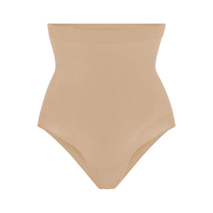 SEAMLESS SCULPT HIGH-WAISTED BRIEF | CLAY