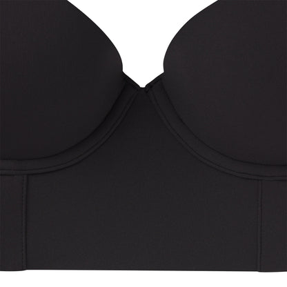 FITS EVERYBODY LOW BACK LONGLINE BRA | ONYX