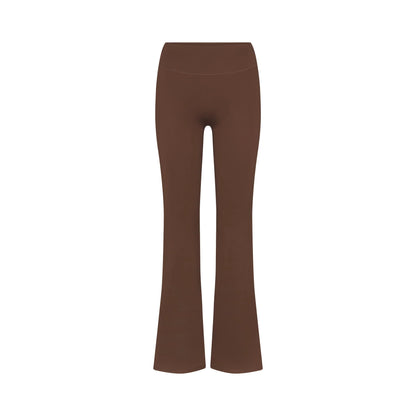 NikeSKIMS MATTE SLIM FLARE LEGGING | DARK SEPIA