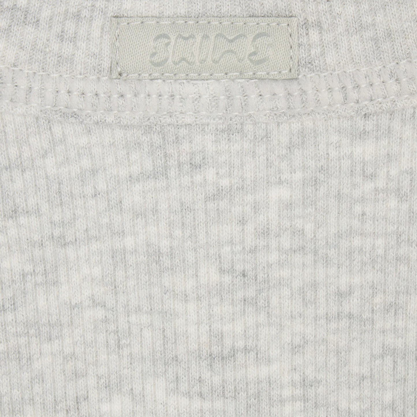 COTTON RIB SCOOP NECK TANK | LIGHT HEATHER GREY