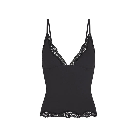 FITS EVERYBODY LACE TRIANGLE CAMI | ONYX