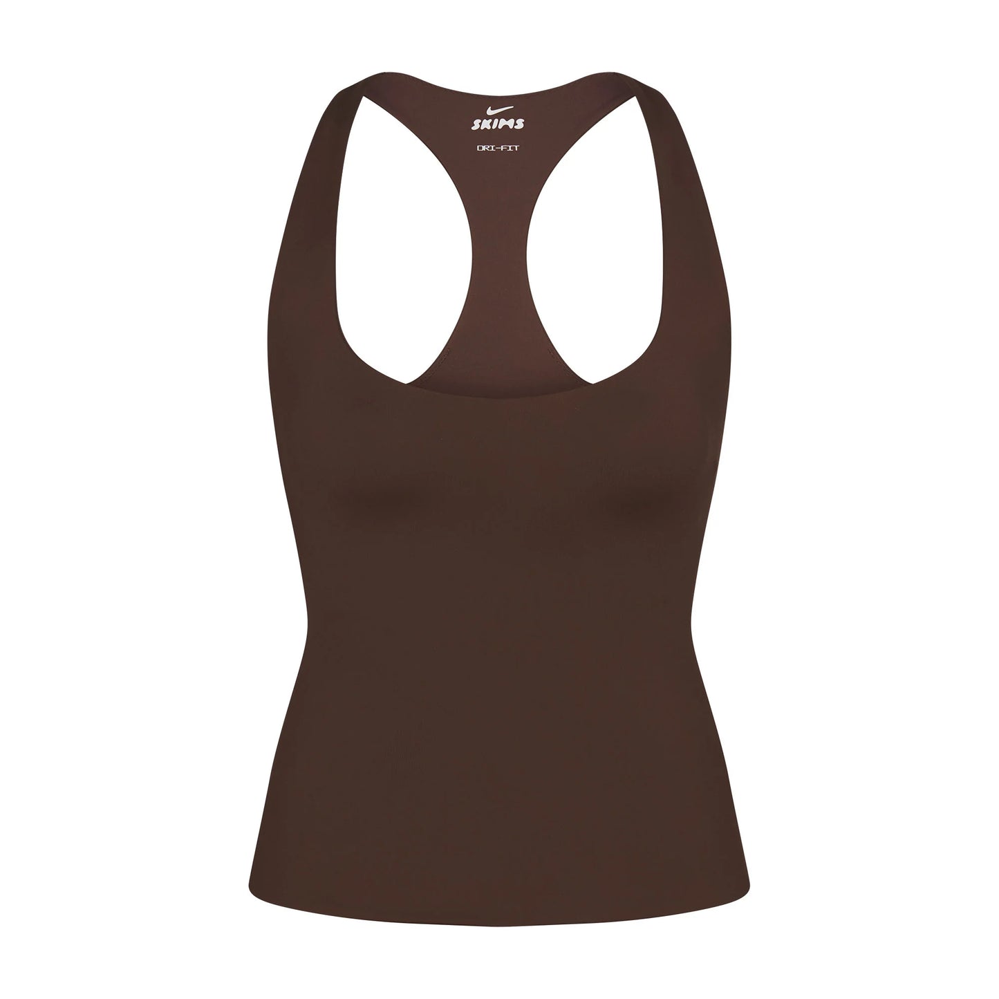 NikeSKIMS MATTE RACERBACK TANK | DARK SEPIA
