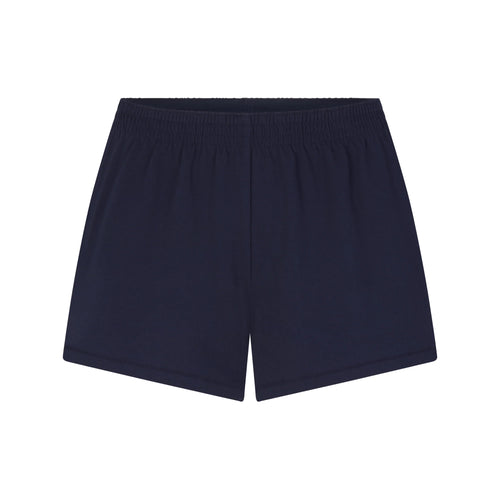 COTTON JERSEY LOOSE SHORT | NAVY