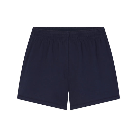 COTTON JERSEY LOOSE SHORT | NAVY