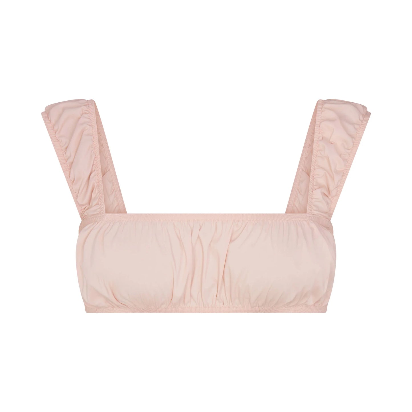 POPLIN APPAREL BRALETTE | DUSTY PINK