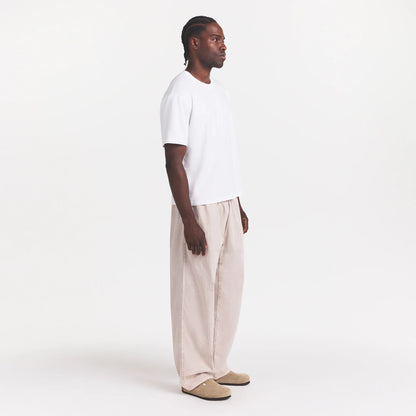 WOVEN MENS PULL-ON PANT | STONE