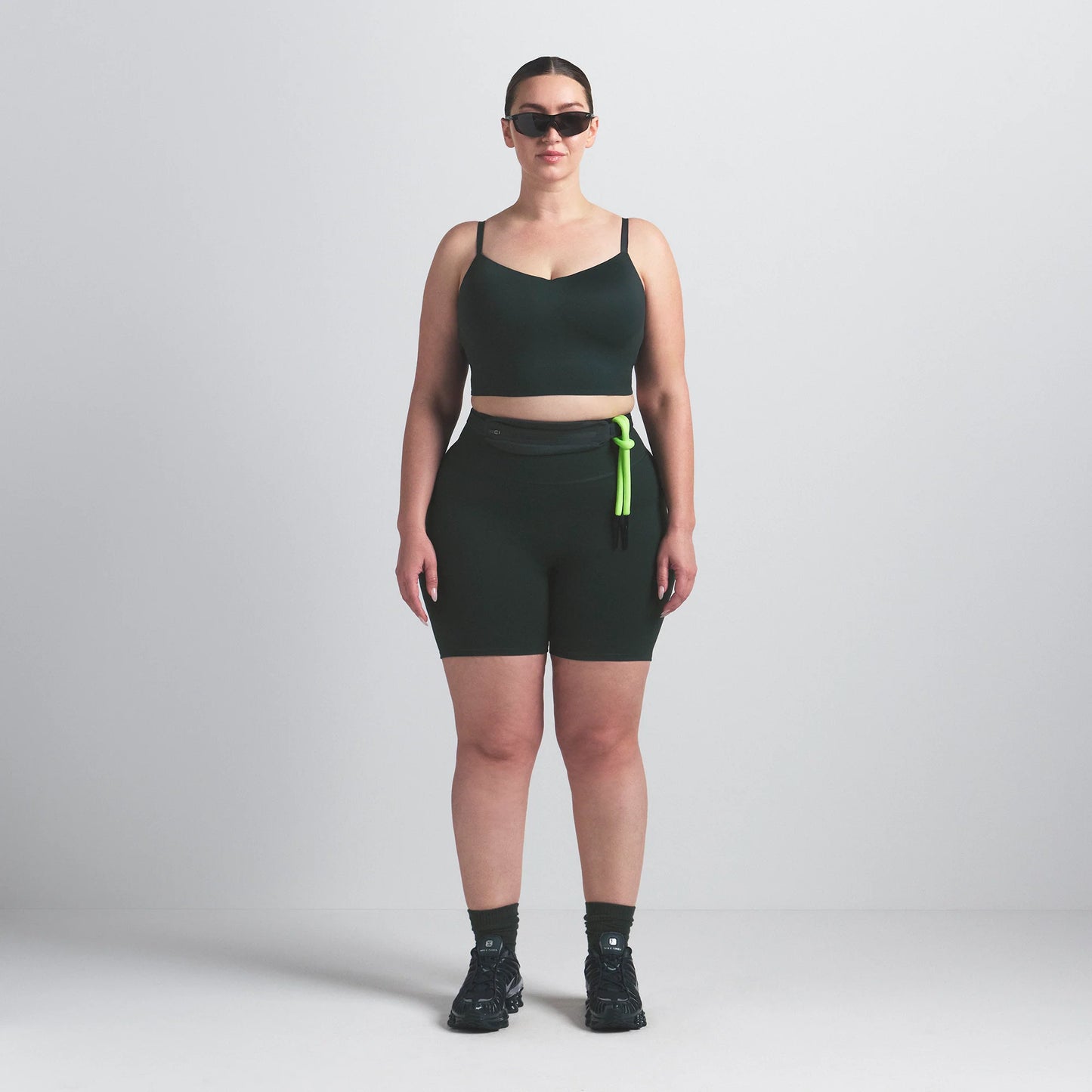 NikeSKIMS MATTE CAMI BRA TOP | DARK TEAL