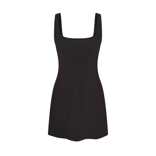 COTTON JERSEY MINI DRESS | SOOT
