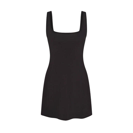 COTTON JERSEY MINI DRESS | SOOT