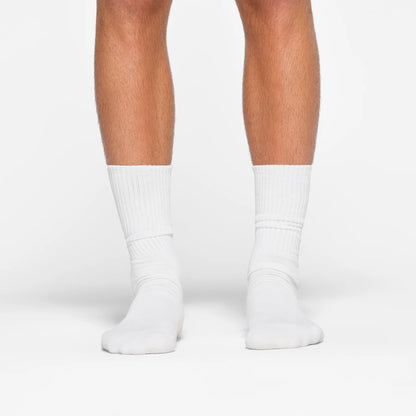 MENS TUBE CREW SOCK 3-PACK | CHALK