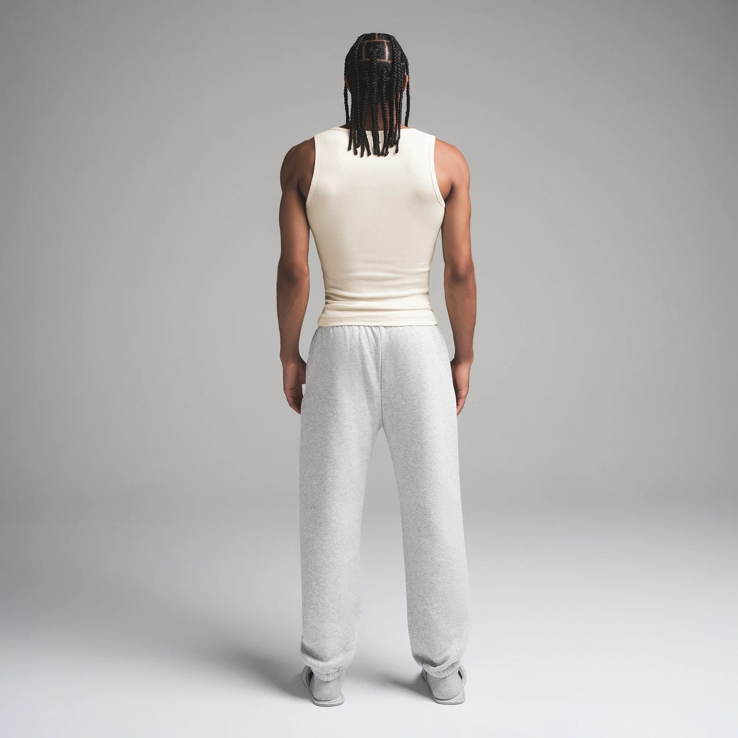 SKIMS COTTON MENS RIB TANK 3-PACK | ECRU MULTI