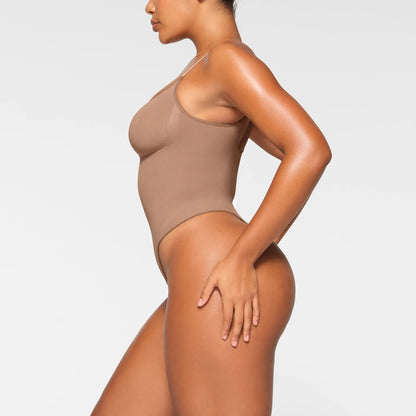 SEAMLESS SCULPT THONG BODYSUIT | SIENNA