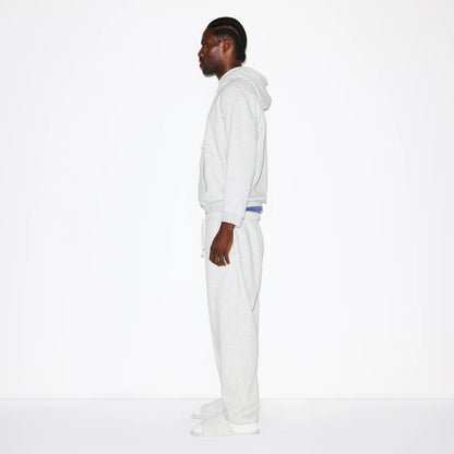 FLEECE LOUNGE MENS CLASSIC HOODIE | LIGHT HEATHER GREY