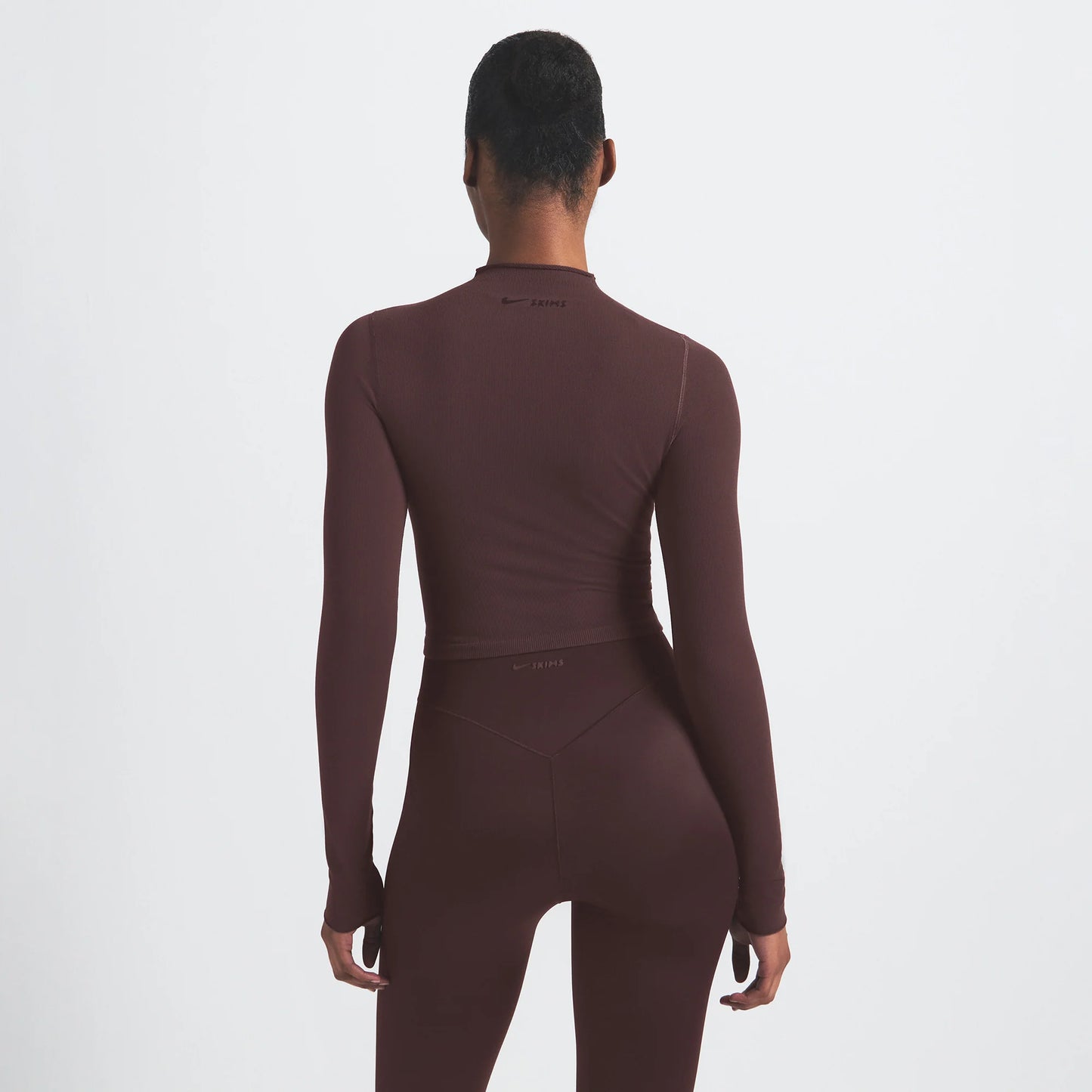 NikeSKIMS VINTAGE SEAMLESS MOCK NECK CROP TOP | PHOENIX