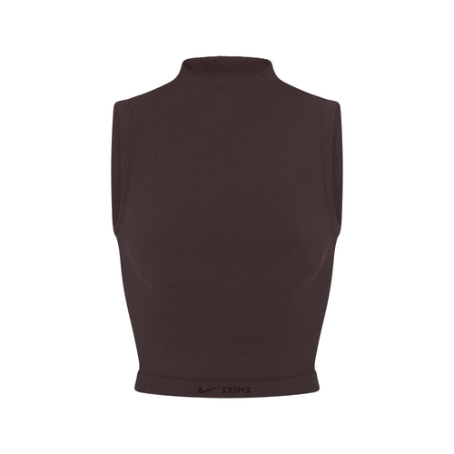 NikeSKIMS VINTAGE SEAMLESS MOCK NECK BRA TOP | PHOENIX