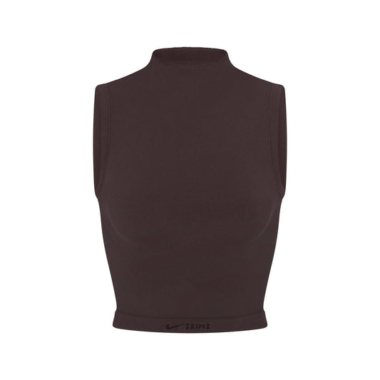 NikeSKIMS VINTAGE SEAMLESS MOCK NECK BRA TOP | PHOENIX