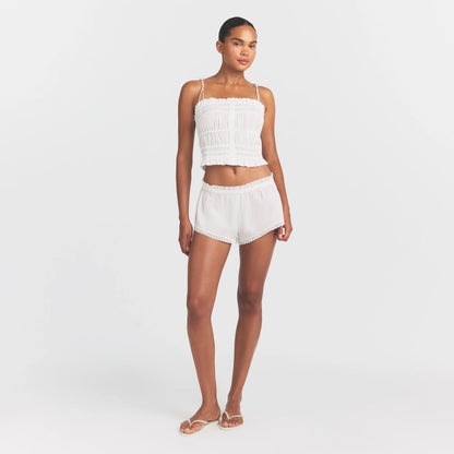 POPLIN APPAREL SHORT | SNOW