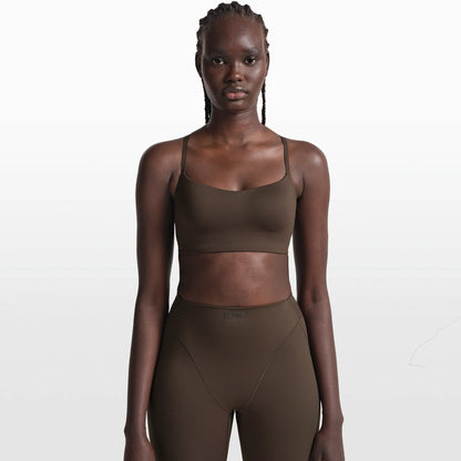 NikeSKIMS MATTE CONTOUR CAMI BRA | DARK SEPIA