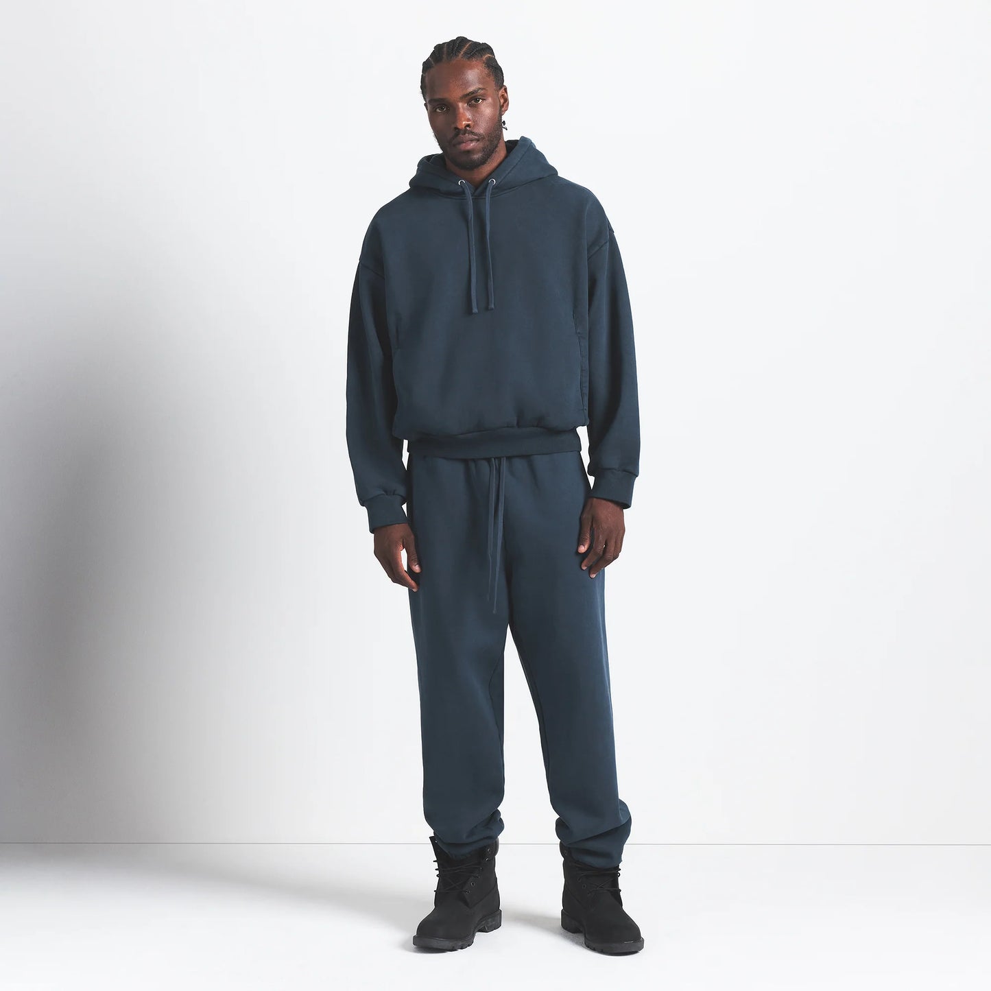 HEAVYWEIGHT FLEECE MENS HOODIE | NAVY