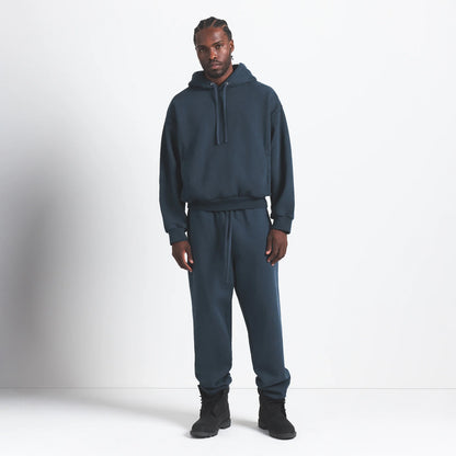 HEAVYWEIGHT FLEECE MENS HOODIE | NAVY