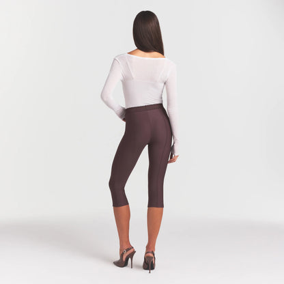 SKIMS BODY HIGH-WAISTED CAPRI | RAISIN