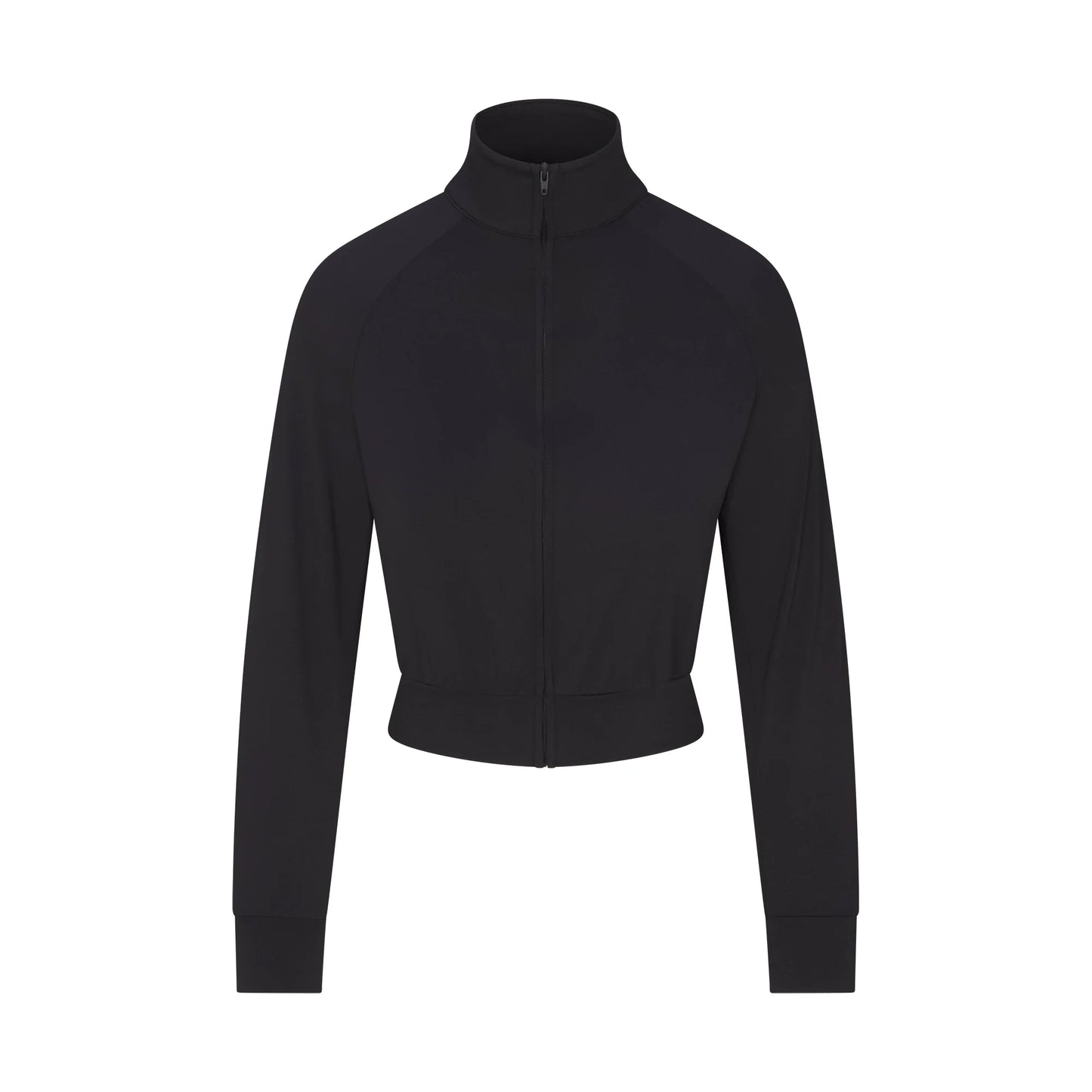 NikeSKIMS AIRY CROPPED TRACK JACKET | OBSIDIAN