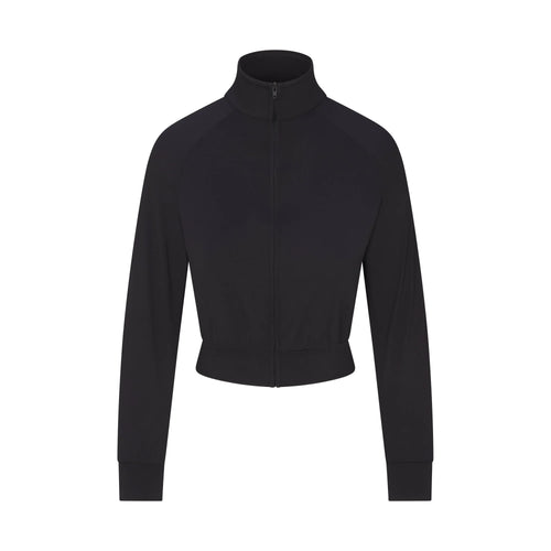 NikeSKIMS AIRY CROPPED TRACK JACKET | OBSIDIAN