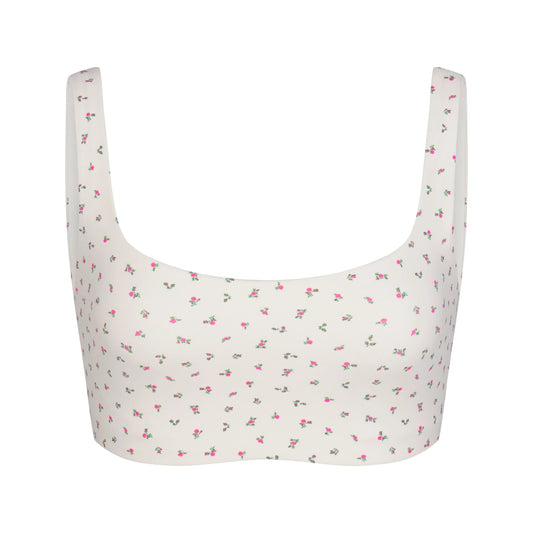 NikeSKIMS MATTE SCOOP NECK BRA | DITSY FLORAL PRINT