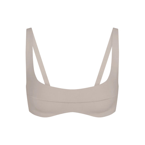 NikeSKIMS STUDIO STRETCH SEAM FRONT MICRO BRA | LINEN