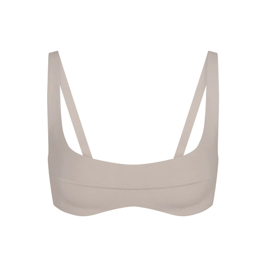 NikeSKIMS STUDIO STRETCH SEAM FRONT MICRO BRA | LINEN