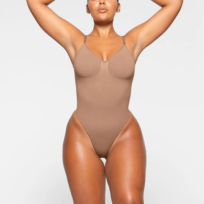 SEAMLESS SCULPT LOW BACK THONG BODYSUIT | SIENNA