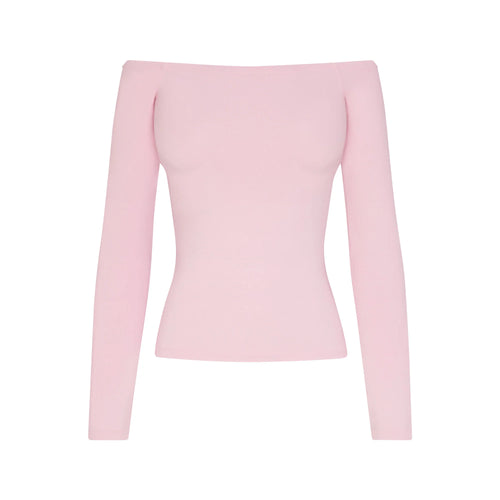 SMOOTH LAYERS OFF THE SHOULDER TOP | PEONY