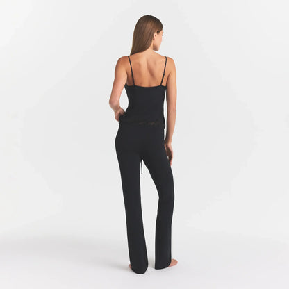 SKIMS SLEEP LACE CAMI AND PANT SET | ONYX