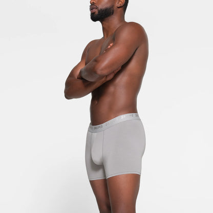 SKIMS STRETCH MENS 3" BOXER BRIEF 3-PACK | GUNMETAL MULTI