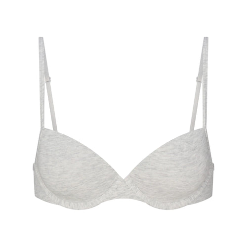 EVERYDAY COTTON T-SHIRT BRA | LIGHT HEATHER GREY
