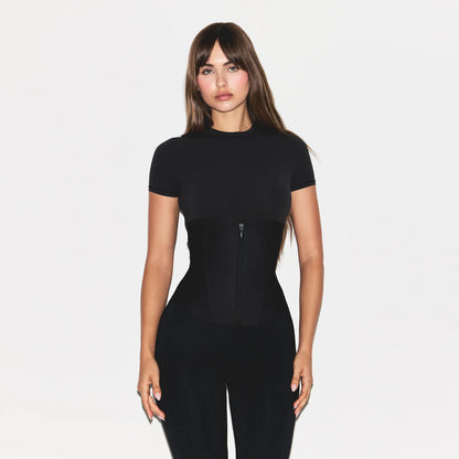 SKIMS BODY CORE SCULPT WAIST CINCHER | ONYX